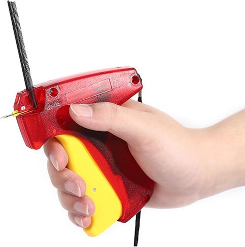 مسدس وضع العلامات للملابس، مسدس غرز صغير للملابس، مسدس غرز دقيقة لخياطة اللحف، مجموعة أدوات خياطة الغرز السريعة مع إبرتين، 2000 مثبتات صغيرة سوداء و2000 بيضاء in Kuwait