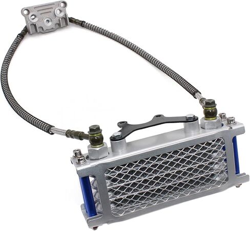 مبرد زيت محرك الدراجة النارية PowerMotor، طقم تبريد زيت المحرك العالمي للدراجات النارية ATV Pit Bike، طقم مبرد محرك تبريد زيت الدراجة الترابية العالمي لدراجة نارية 70cc 110cc 125cc 140cc in Kuwait