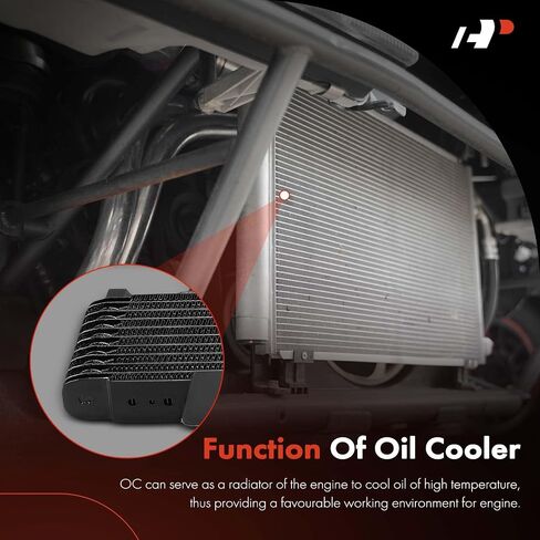 A-Premium Transmission Oil Cooler Compatible with Ford F-250 Super Duty 1999-2001, F-350 Super Duty 1999-2001, F-450 Super Duty 1999-2001, F-550 Super Duty 1999-2001, Excursion 2000-2001, 7.3L in Saudi Arabia