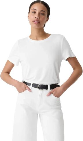 GAP Women's Luxe Short Sleeve Crew Neck T-Shirt in Saudi Arabia