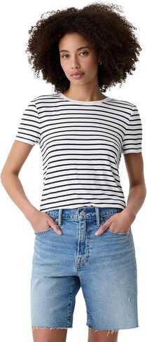 GAP Women's Luxe Short Sleeve Crew Neck T-Shirt in Saudi Arabia