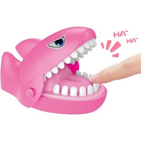 لعبة أسنان طبيب الأسنان من LanMa Shark للأطفال، لعبة عض أصابع القرش، لعبة أسنان القرش الممتعة بحجم مناسب للسفر