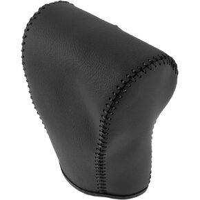 Gear Shifting Knob Cover Automatic Transmission Lever Trim for Hyundai Tucson 2006-2013 PU Leather Black Red