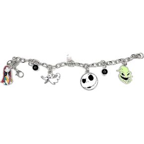 Disney Tim Burton's The Nightmare Before Christmas Charm Metal Bracelet