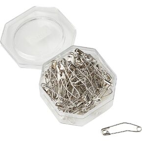 Bohin Safety Pin Curved Size 1 1/2 65ct