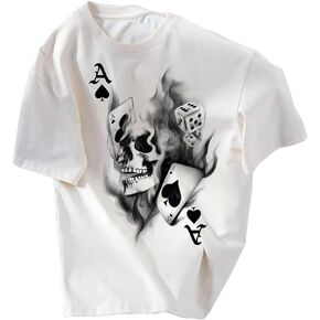 WDIRARA Boy's Letter Graphic Print Loose Fit Short Sleeve T Shirt Round Neck Casual Summer T Shirts