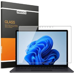 MEGOO Surface Laptop 5 /Laptop 4 Screen Protector, Tempered Glass, Easy Installation Ultra Clear Anti-Scratch, Friendly Touching Screen Shield, Compatible for Microsoft Surface Laptop 5/4/3/2/1-13.5 Inch