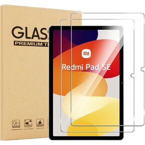 2-Pack Screen Protector For Xiaomi Redmi Pad SE 11 Inch Tablet 2023 Released - Tempered Glass Film High Definition 9H Hardness