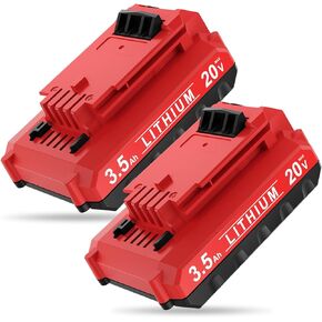 Upgraded 3.5Ah Replacement for Porter Cable 20V Battery, Compatible for Porter Cable 20V Lithium Battery PCC680L PCC681L PCC682L PCC685L PCC685LP PCC660B PCC790B