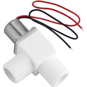 Pulse Solenoid Valve, 4.5-6V DC 1/2" Bistable Plastic Electric Pulse Solenoid Valve for Water Control System, Gardening Irrigation