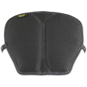 Skwoosh MSAF0910 Black Breathable Mesh Mid Size Motorcycle Gel Seat Pad | Made in USA