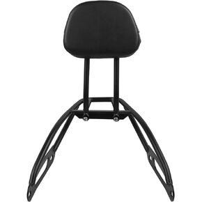 Worldmotop Detachable Backrest Sissy Bar compatible with Harley Street 750 500 XG750 XG500 2014 2015 2016 2017 2018 2019 Luggage Rack Passenger Backrest (Black)