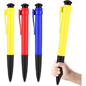 Jumbo Pens 11.3'' For Birthday Party Favors, Funny Party Favors Huge pens, Giant Pens Gag Gifts 3 Pack Red Blue Yellow