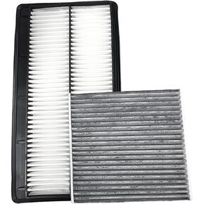 Engine & Cabin Air Filter Compatible with Acura MDX 3.5L (2022-2024), Honda Pilot 3.5L (2023-2024). Replace CF11182, 80291-T5R-A01, 1722061AA00.