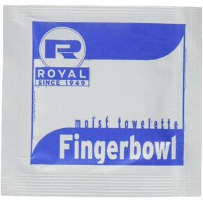 Royal Moist Wet Wipe Towelette, Individually Wrapped, Package of 500