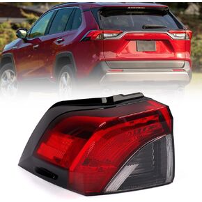 Huray Left Outer Tail Light for Toyota RAV4 2019-2022 Driver Side Taillight Lamp Assembly Replacement for TO2804148 815600R090