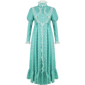 Nightgowns for Women Exorcist Costume Halloween Cosplay Sleepwear Floral House Dress Comfy Night Dress