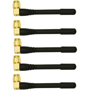 Taidacent 5pcs Rubber Duck 433.92 Mhz 433Mhz Signal Booster Antenna Small Pepper 7cm SMA High Gain 4dbi Directional Telemetry
