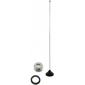 Laird Antenna QW152-152-162 Unity 1/4 Wave Antenna w/Brass Button - Chrome