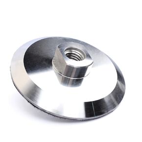 4 Inch Aluminum Backer Pad Hook and Loop Backing Pad Backing Holder 5/8-11 Polish Wheel Holder Pad