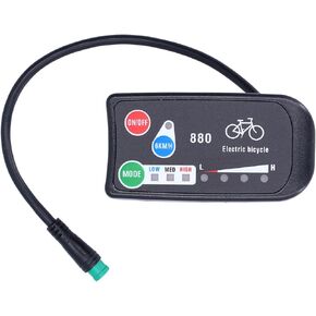 VGEBY E?Bike Display, Electric for KT?LED880 Display E?Bike 36V 48V Display Meter E?Bike Accessories Ebike Display Ebike Display