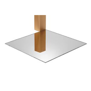 Falken Design Acrylic Plexiglass Sheet, Mirror Silver, 10" x 10" x 1/8"