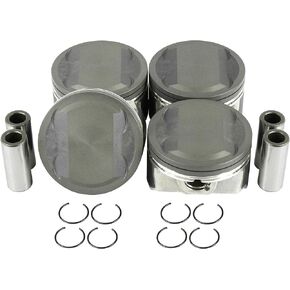 DNJ P194 Standard Piston Set for 2011-2015 / Hyundai, Kia/Optima, Sonata / 2.4L / DOHC / L4 / 16V / 2359cc / VIN 4, VIN D