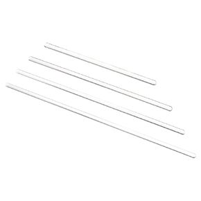 MECCANIXITY 3.3 Borosilicate Glass Stick 5.91" 7.87" 9.84" 11.81" Length Stir Rod Mixing Tools with Both Ends Round for Lab Kitchen Science 4in1 Set