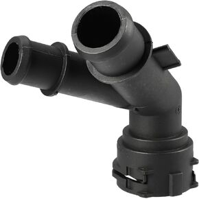 ACROPIX Engine Coolant Hose Connector Fit for Volkswagen Alltrack 1.8L A/T S Wagon - Pack of 1 Black