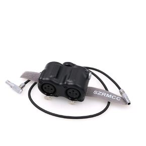 Audio A-Box Dual XLR Input Adaptor for ARRI Alexa Mini Camera RED DSMC3 V-Raptor 5 Pin Audio Port