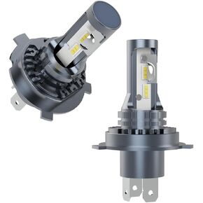H19 H4 9003 HB2 HS1 LED Bulbs Fog Lamp High Low Beam 12V 24V 20000Lm Bright 30W 6500K Fanless EMC Plug and Play 2pcs