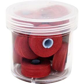 Fil-Tec Prewound Magna-Glide Quilt Bobbin jar, Candy Apple Red