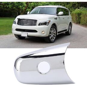 Qiilu Car Door Handle Cover, Exterior Door Handle Cover with Keyhole 80646 1BA0A Replacement for Infiniti FX35 2009‑2012