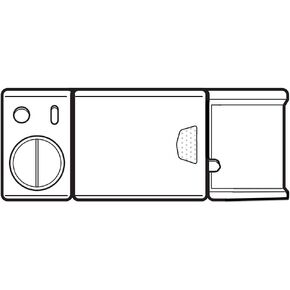 Samsung DD59-01002A Dishwasher Detergent Dispenser, Gray