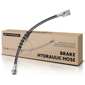 A-Premium Rear Center Brake Hydraulic Hose Compatible with Ford and Mercury Models - For Mustang, Cougar, Fairmont, Granada, LTD, Thunderbird, Capri, Marquis, Zephyr - Replace# D9ZZ2282A