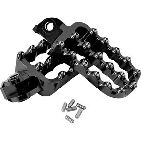 Aluminum Footpegs Foot Pegs Pedals Pads Footrest Compatible with KTM 690 Enduro/R 2008-2022,790 Adventure/R,890/950 Adventure,See Fitment,Black