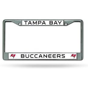 Rico Industries NFL Unisex-Adult Standard Chrome License Plate Frame