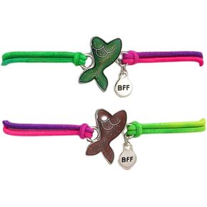Fuqimanman2020 Cute Animal Color Changing Bracelet Temperature Sensing Mood Bracelet Unicorn Dinosaur Cat Horse Mermaid Pendant BFF Friendship Charm Bracelet Jewelry for Women Girls