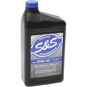 S&S Cycle High Performance Full Synthetic Engine Oil - 20W50 - 1 Qt. 153755
