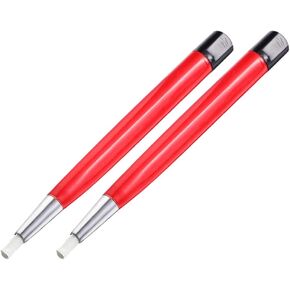 VILLCASE Fiberglass Scratch Brush Pen, Fiberglass Watch Cleaning Equipment Scratch Jewelry Brush, Coin Cleaning Brush for Clock Rust Removal Applications Electronic, 2pcs