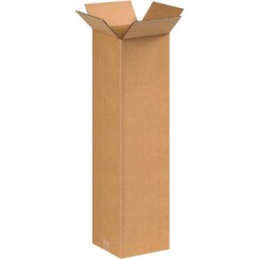AVIDITI Shipping Boxes Long 8"L x 8"W x 30"H, 25-Pack | Corrugated Cardboard Box for Packing, Moving and Storage 8x8x30 8830
