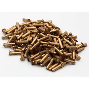 1/8" Countersunk Solid Aluminum Rivets, 1/2" Long, 1/8 Lb. Pack of 160. Soft Aluminum, 100 Deg. Countersink, Aircraft Rivets