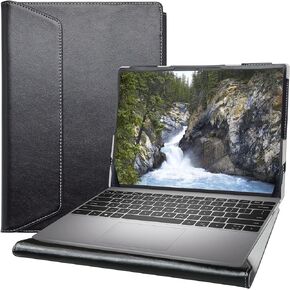 Alapmk Protective Case for 13.3" Dell Inspiron 13 5330 5320 5310/Vostro 5320 5310/Latitude 7340 7350/Latitude 7340 7350 2-in-1 & HP Envy x360 13-bfXXXX 13-bf0797nr & MSI Prestige 13 Evo A12M,Black
