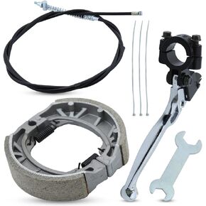 ذراع الفرامل بالمقبض الأيسر + كابل فرامل الطبل الخلفي + مجموعة أحذية الفرامل لكولمان CT200U CT200U-EX BT200X Baja Warrior MB165 MB200 Massimo 196cc 5.5hp 6.5hp Motor Mini Bike ATV Scooter Parts in Kuwait