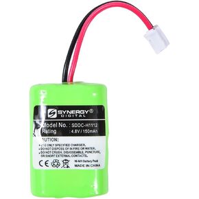 Synergy Digital Replacement Battery, Works with Kinetic MH120AAAL4GC Replacement, (Ni-MH, 4.8V, 150 mAh) Battery