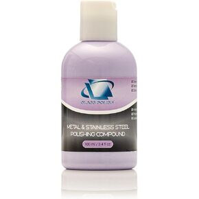 GLASS POLISH 14023 Metal and Stainless Steel Polishing Compound, Polishing Solution for All Types of Metals | 3.4 oz