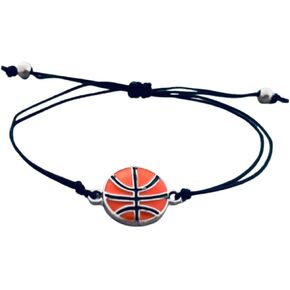 Infinity Collection Basketball Bracelet- Paracord Bracelets, Basketball Jewelry, Basketball Gift for Basketball Players