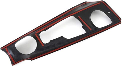 Kadore Interior Gear Shift Panel Trim Frame Cover for Toyota C-HR CHR 2018 2019 2020 2021 2022 2023 Carbon Fiber Style Left Hand Drive in Saudi Arabia