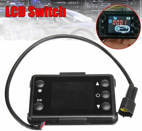Universal Diesel Air Heater Controller LCD Monitor Thermostat Switch with Remote Control for 12V/24V 2kw/5kw/8kw Diesel Parking Heater in Saudi Arabia