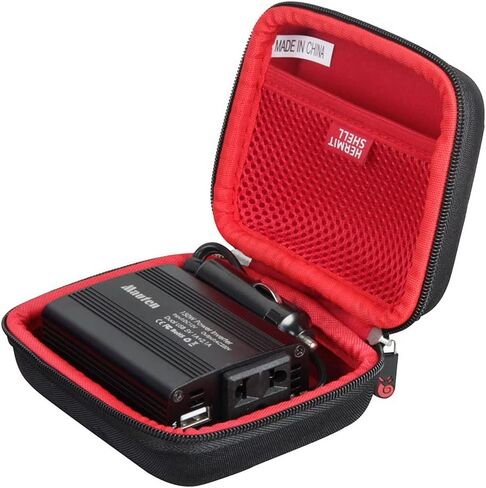 Hermitshell Hard Travel Case for Bapdas 150W / Foval 150W Car Power Inverter DC 12V to 110V AC Car Converter (Black) in Saudi Arabia